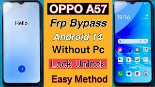 OPPO A57 Frp Bypass | Without Pc | OPPO Google Account Lock Unlock | Android 14