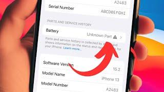 Unknown part battery iPhone | X Xs Max / 11 Pro Max / 12 Pro Max / 13 Pro Max / 14 Pro Max / Fix