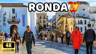 [4K] RONDA Walking Tour - The Most Incredible White Villages in Spain