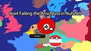 Failing the Anschluss in Nutshell (Hoi4)