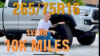 265/75r16  BFG KO2 Tire Review on my Tacoma