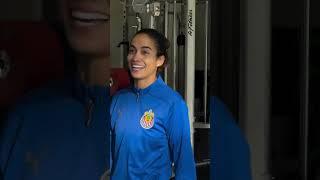 HERMOSA SONRISA DE CARO JARAMILLO EN CHIVAS ️ | CHIVAS FEMENIL | #futbol #chivas