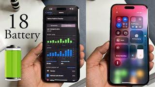 iOS 18 Update Review | iOS 18 Battery Test | iOS 18 Battery Life | iOS 18 Battery Drain |