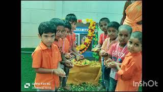 Orange colour day at Vivek Kids