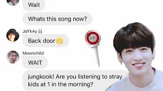 BTS TEXTS| the one who became a stay ft. Straykids, And more