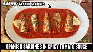 Canned Sardines in Spicy Tomato Sauce | Quick & EASY 20 Minute Recipe