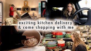 exciting kitchen delivery & come shopping with me!