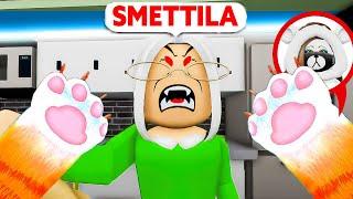 GATTINO CATTIVO DISTRUGGE LA CASA DELLA SUA PADRONA SU ROBLOX!