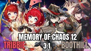 Tribbie Mono Quantum & Boothill Super Break | Memory of Chaos 3.1 Floor 12 | Honkai Star Rail