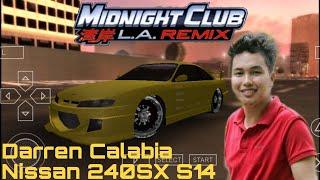 Darren Calabia Nissan 240SX S14 || Midnight Club L. A. Remix Custom