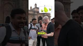 Can you name 10 fruits?…in Mumbai, India! #learnenglish #english