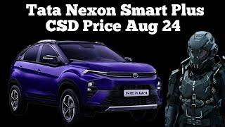 Nexon Smart Plus CSD Price | Tata Nexon CSD Price List 2024 #latest