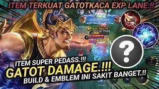 BUILD GATOTKACA TERKUAT!! BUILD DAN EMBLEM INI SANGAT KUAT || BUILD GATOT TERKUAT DAN TERSAKIT 2025