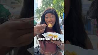 NEW YORK CITYS FIRST VEGAN NIGHT MARKET | HOW MUCH I SPENT EATING IN NYC #nyc #vegan #nycvlog