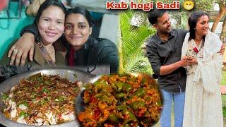 @RituDidiVlogs come meet us  When is the date of Sadi fixed  cooking chicken briyani