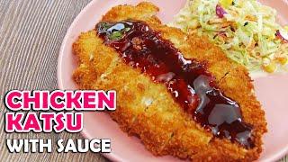 Easy Chicken Katsu with Tonkatsu Sauce | Japanese Chicken Cutlet | Hungry Mom Cooking