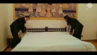 How to make bed in hotels | Industrial Training Experience in H&T - Sargam Mehra #vlog2