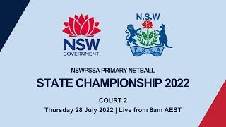 2022 NSWPSSA Primary Netball Championship - Day 3 Court 2