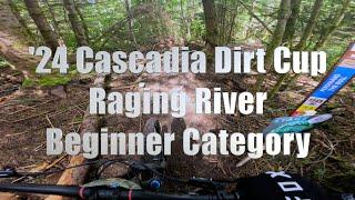 This is beginner enduro MTB - ‘24 Race Cascadia, Raging River 3rd Place