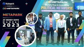 An express glimpse into Metapark's stall at Money Expo 2023, held in Mumbai