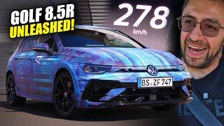 FULL SEND! NEW VW Golf 8.5 R! Autobahn, Drift & Track!