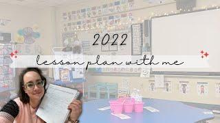 LESSON PLAN WITH ME | planning for a week in kindergarten