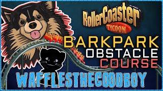 Bark Park Rollercoaster Tycoon Obstacle Course Race!