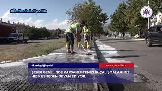 Şehir genelinde kapsamlı temizlik çalışmalarımız hız kesmeden devam ediyor. 22.08.2024