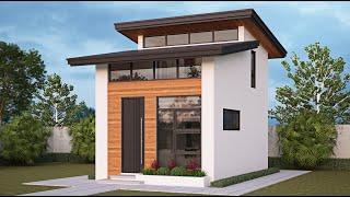 4.3x6m SMALL HOUSE DESIGN -  26 SQM./ 2 BED LOFT TYPE