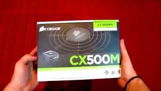 Corsair CX Series™ Modular CX500M Unboxing