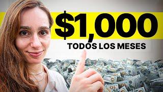  Cómo GANAR $1,000USD al Mes en Dividendos?