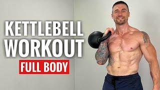 At Home Full Body Kettlebell Workout | Follow Along