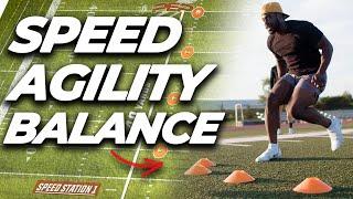SPEED and AGILITY Training For Athletes | Full Workout!
