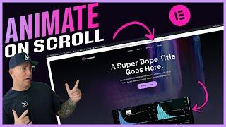 On Scroll Animated Banners With Elementor (No Code Needed!)