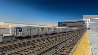 OpenBVE HD: NYC Subway R42 A Train w/ New SMEE Trucks Operating to Howard Beach JFK Airport