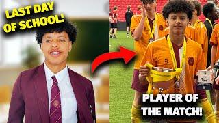 LAST DAY OF SCHOOL! I WON PLAYER OF THE MATCH!!