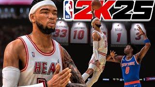 NBA 2K25 MyCAREER - First Game As A Starter - CONTACT DUNK!!