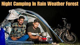 Camping In Beautiful Location In Forest | Rain Camping In Uttarakhand | Bora The Camper