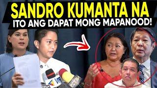 KAKAPASOK LANG Grabe na ito! Tumstig0 nasi Sandro Marcos? Binasag na Katot0hanan Liza Tamba PBBM