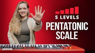 5 Levels Of The Pentatonic Scale️ (Piano Lesson ft. Jemma Heigis)