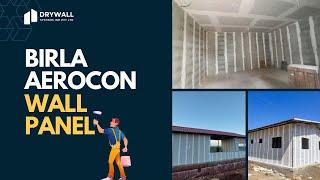 Birla Aerocon Wall Panels - Strong, Durable aur Easy Installation | Installation Rates ke Saath!