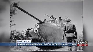 Papillion American Legion receives Army tank