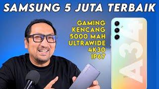 Jagoan Samsung Kelas 5 Juta! Tahan Air, Kencang, Layar Keren! Review Galaxy A34 5G Indonesia