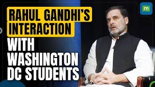 Rahul Gandhi Interacts With The Students At Georgetown University, Washington DC, USA