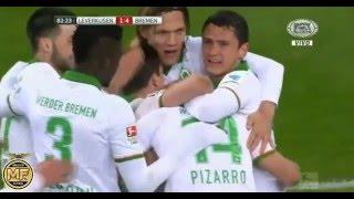 Hat-Trick Claudio Pizarro  del Werder Bremen sobre Bayer Leverkursen