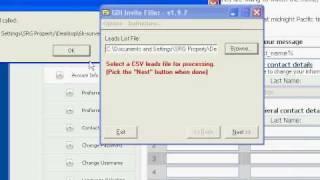 How to use the GDI Invite FIller