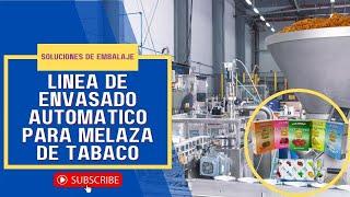 Empaquetadora automática de melaza de tabaco | Línea de envasado para tabaco de narguile