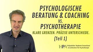 Psychologischer Berater, Coach oder Heilpraktiker für Psychotherapie: Was darf eigentlich wer?