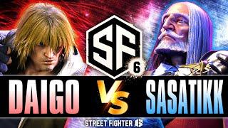 スト6  ウメハラ (ケン) vs Sasatikk (JP) | Daigo (Ken) vs Sasatikk (JP)  SF6