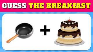 Guess The FOOD By Emoji?  Breakfast Emoji Quiz | Quiz Rainbow